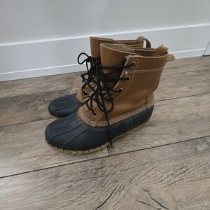 L.L. Bean Lace Up Boots, Size Is Not Inside, Insoles Measure 10
